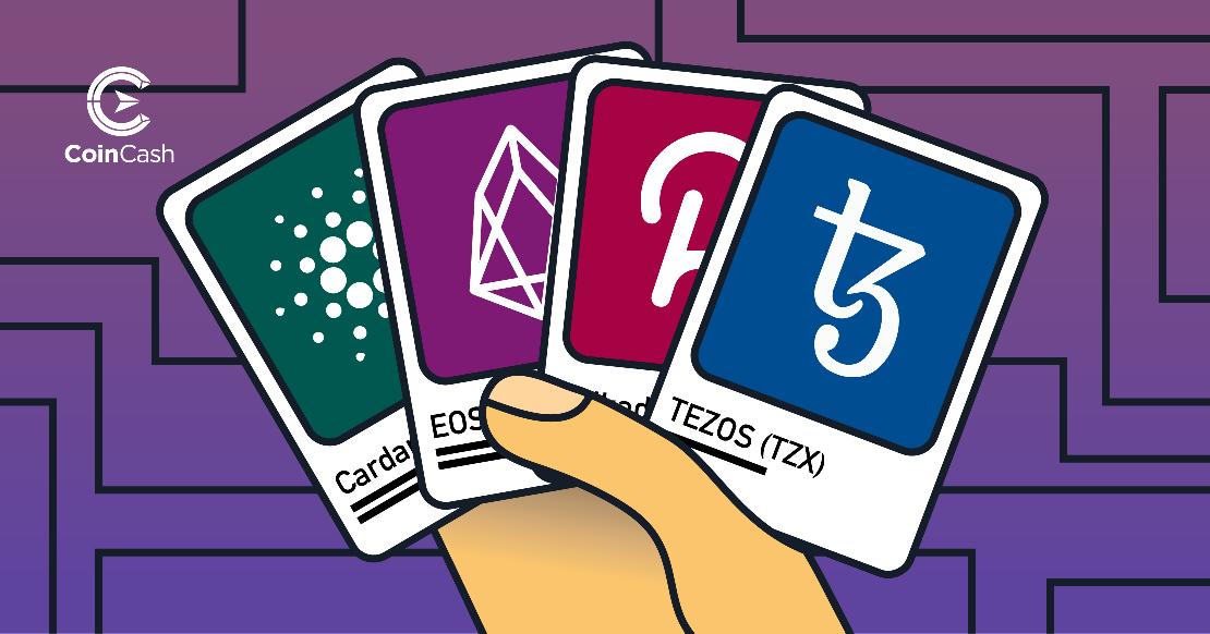 Stakelésre használható coinok kártyákon, Cardano (ADA), Tezos (TZX), EOS (EOS), Polkadot (DOT)
